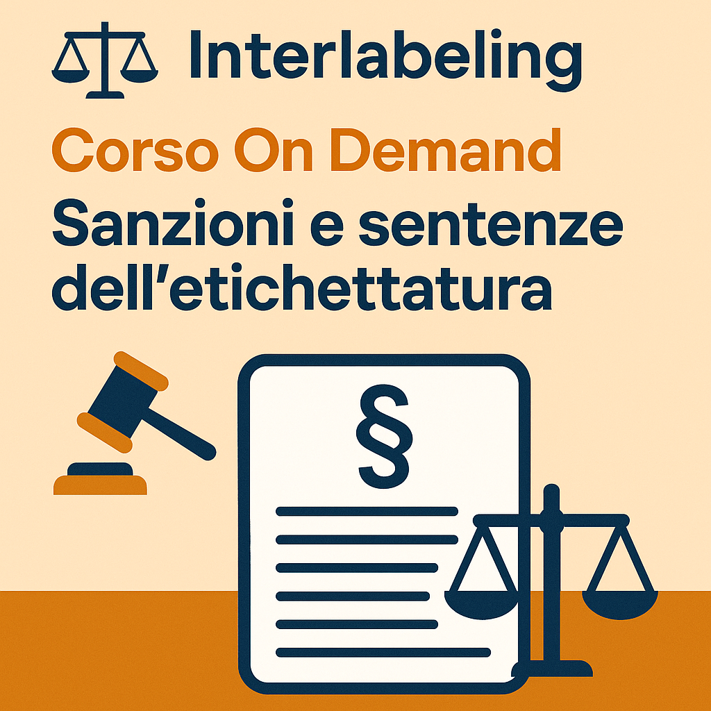 SANZIONI E SENTENZE DELL'ETICHETTATURA